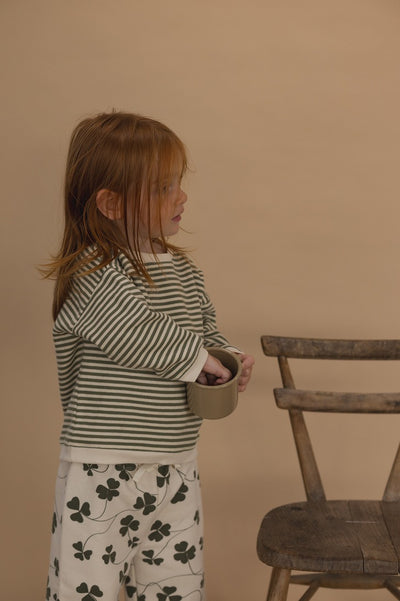 【organic zoo】Fern Stripes Sweatshirt スウェット 6-12M,1-2Y,2-3Y,3-4Y（Sub Image-22） | Coucoubebe/ククベベ