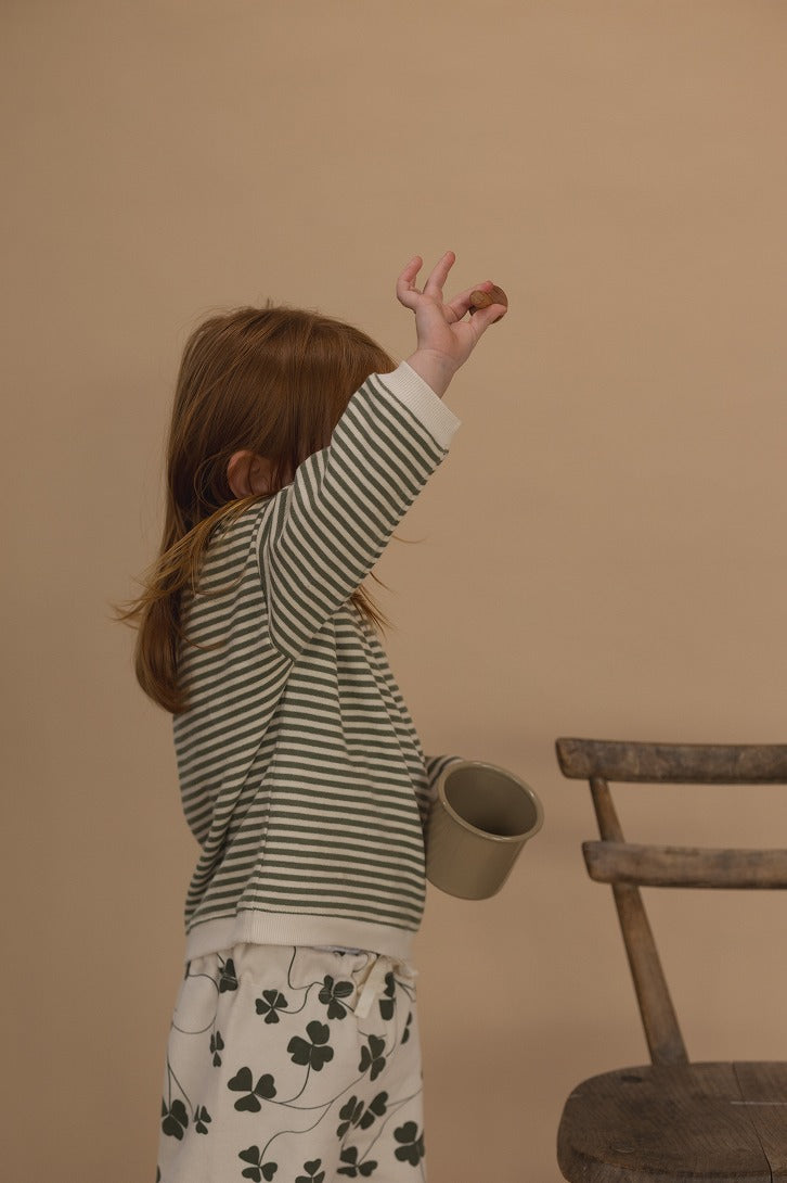 【organic zoo】Fern Stripes Sweatshirt スウェット 6-12M,1-2Y,2-3Y,3-4Y  | Coucoubebe/ククベベ