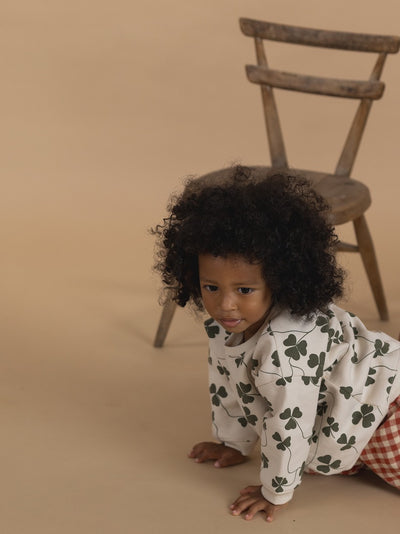 【organic zoo】Clover Sweatshirt Undyed スウェット 6-12M,1-2Y,2-3Y,3-4Y,4-5Y（Sub Image-16） | Coucoubebe/ククベベ