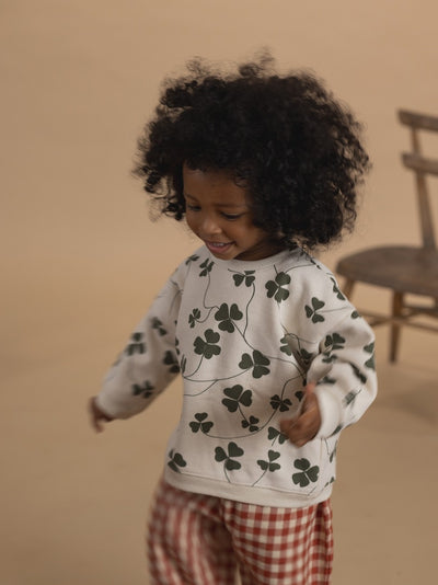 【organic zoo】Clover Sweatshirt Undyed スウェット 6-12M,1-2Y,2-3Y,3-4Y,4-5Y（Sub Image-17） | Coucoubebe/ククベベ