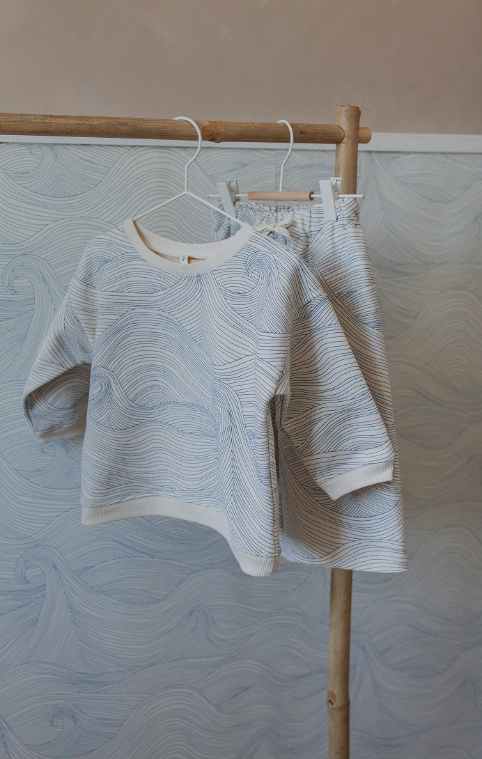 【organic zoo】Seascape Wide Leg Pants Undyed パンツ 6-12M,1-2Y,2-3Y,3-4Y,4-5Y  | Coucoubebe/ククベベ