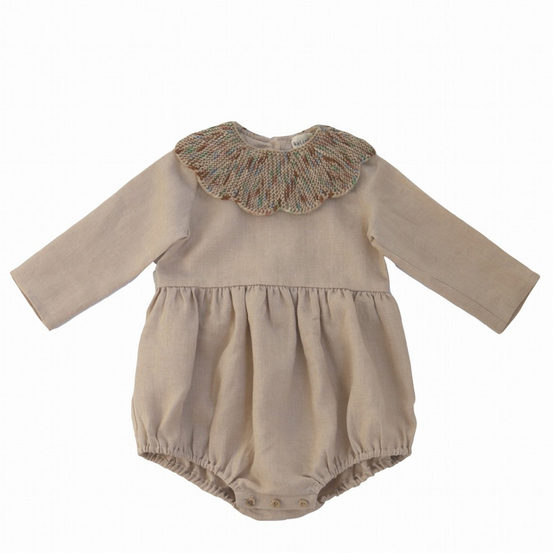 【Kalinka】Cordelia Romper Cloud/Cottoncandy ロンパース 12m,18m,2y  | Coucoubebe/ククベベ