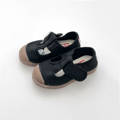 【Cienta】T strap shoes brown sole dyed Negro Tストラップシューズ日本限定 黒 size21-29（Sub Image-1） | Coucoubebe/ククベベ