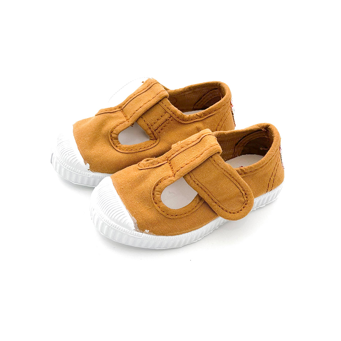 【Cienta】T strap shoes dyed Cana Tストラップシューズ マスタード size21-29  | Coucoubebe/ククベベ