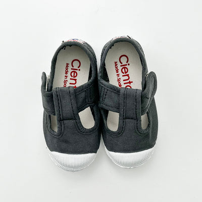 【Cienta】T strap shoes dyed Antracite Tストラップシューズ 墨黒 size21-29（Sub Image-2） | Coucoubebe/ククベベ