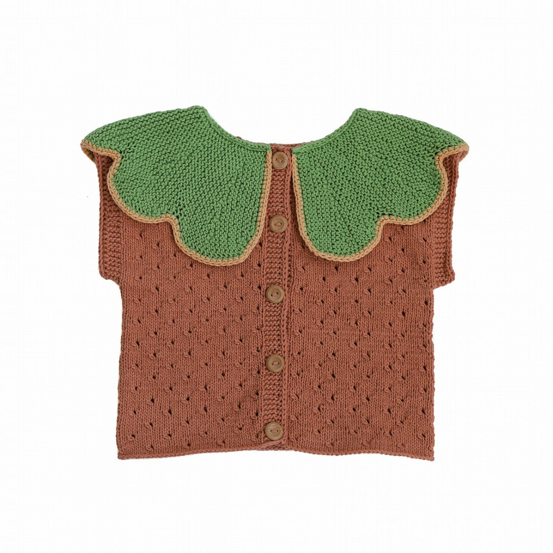 【Kalinka】【30%OFF】Bella Top Brown/Forest タンクトップ 2y,4y,6y  | Coucoubebe/ククベベ