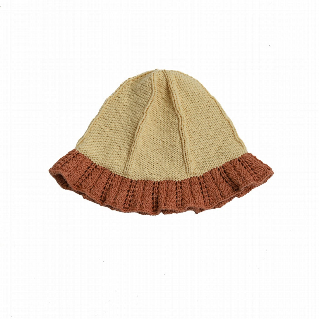 【Kalinka】【30%OFF】Dove Hat Pineapple/Brown 帽子 0-12m,1-3Y,3-5Y  | Coucoubebe/ククベベ
