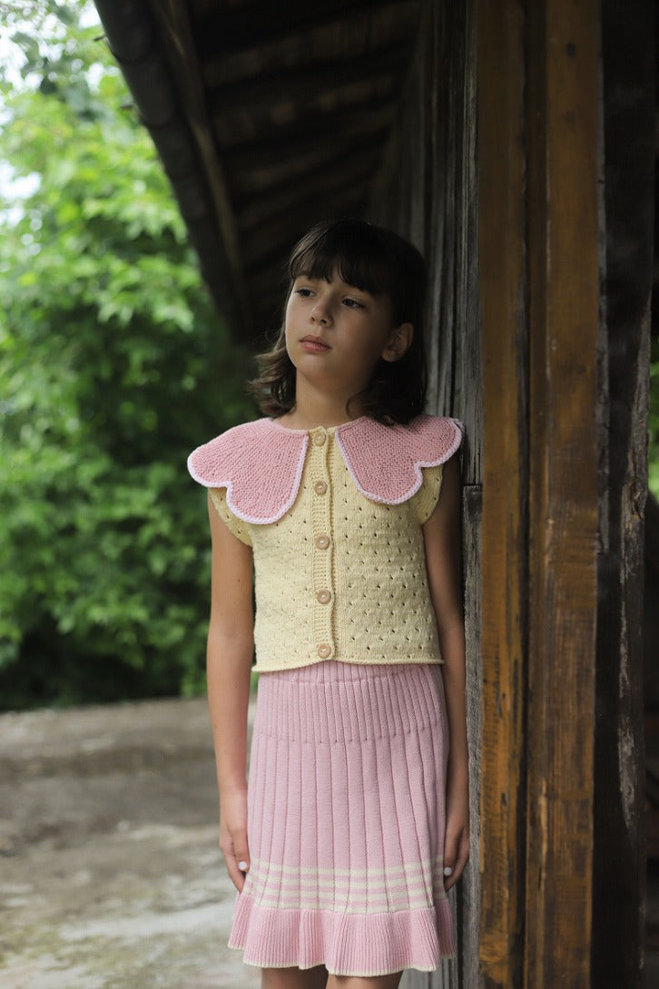 【Kalinka】【30%OFF】Bella Top Pineapple/Pink タンクトップ 2y,4y,6y  | Coucoubebe/ククベベ