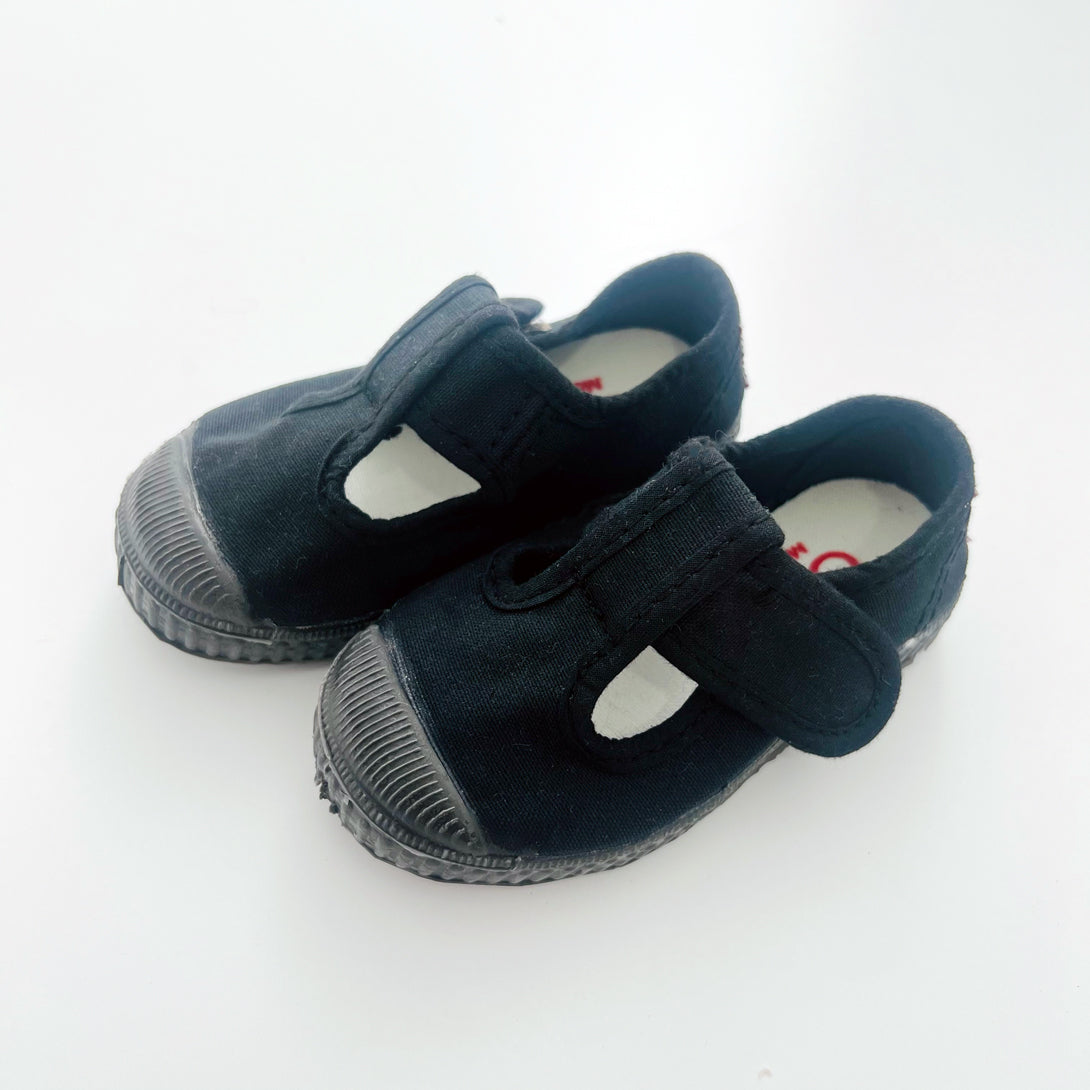 【Cienta】T strap shoes dyed Negro Tストラップシューズ 黒 size21-26  | Coucoubebe/ククベベ