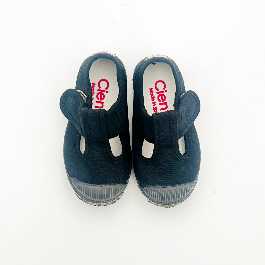 【Cienta】T strap shoes dyed Negro Tストラップシューズ 黒 size21-26  | Coucoubebe/ククベベ