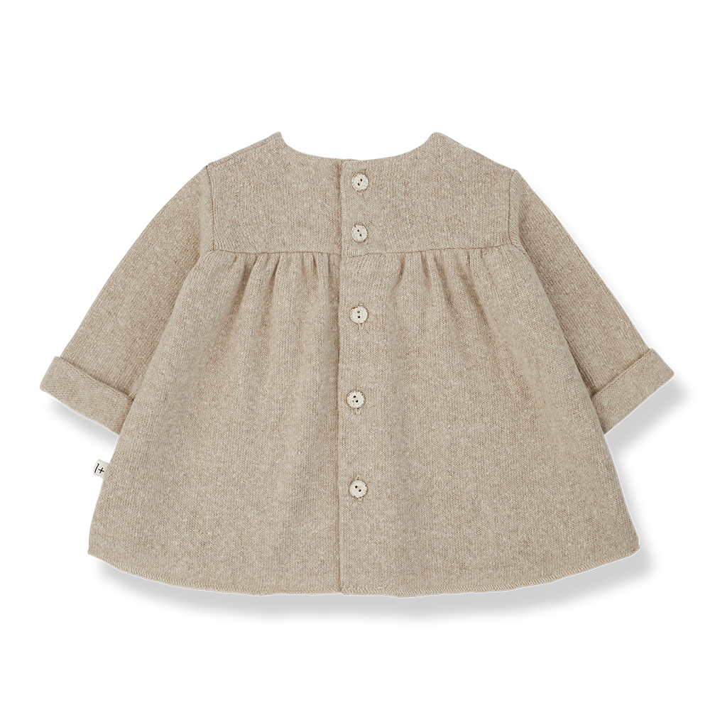 【1＋in the family】ISONA beige ワンピース 12m,18m,24m  | Coucoubebe/ククベベ