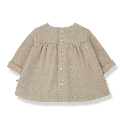 【1＋in the family】ISONA beige ワンピース 12m,18m,24m（Sub Image-2） | Coucoubebe/ククベベ