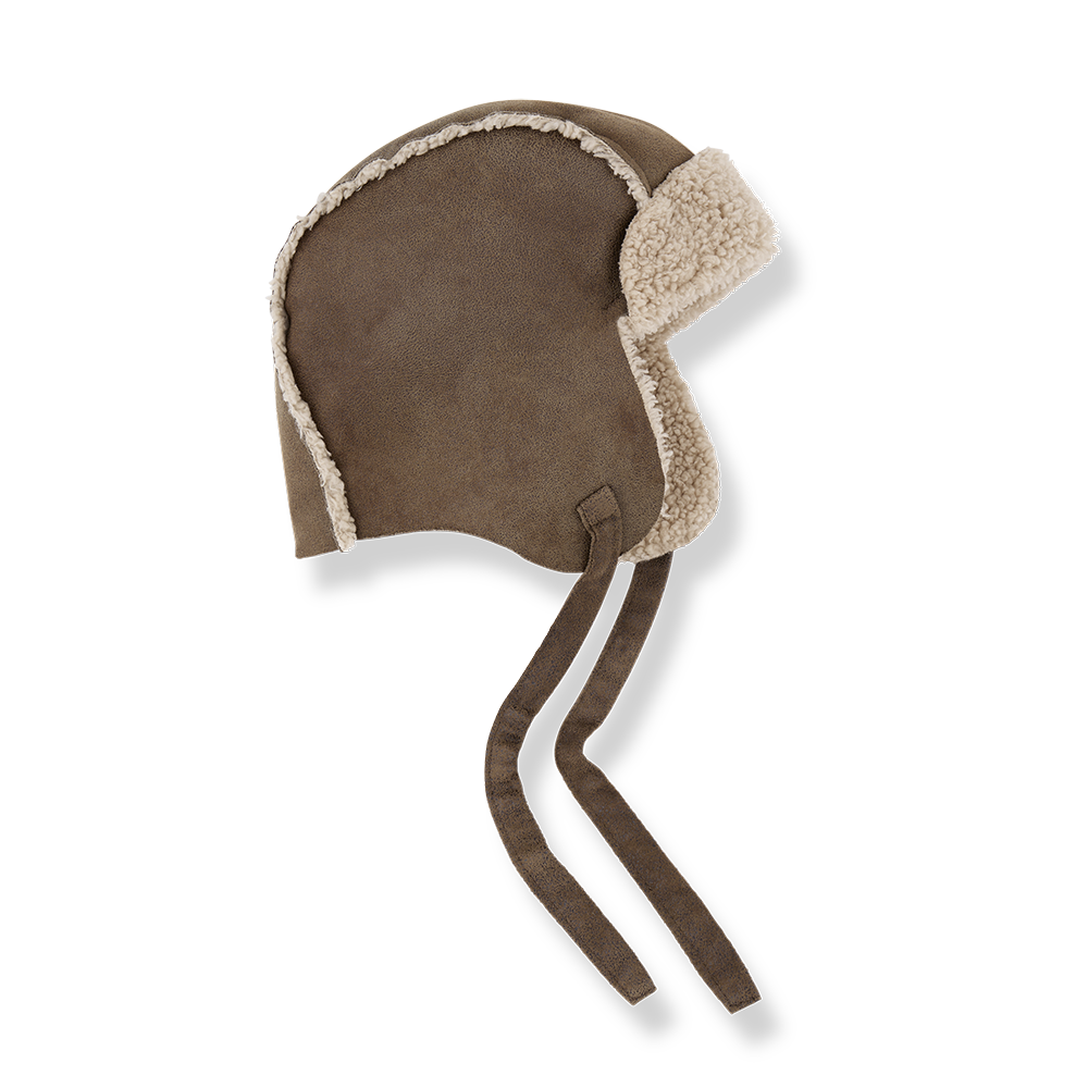 【1＋in the family】JENS beanie brown 帽子 T3,T4  | Coucoubebe/ククベベ