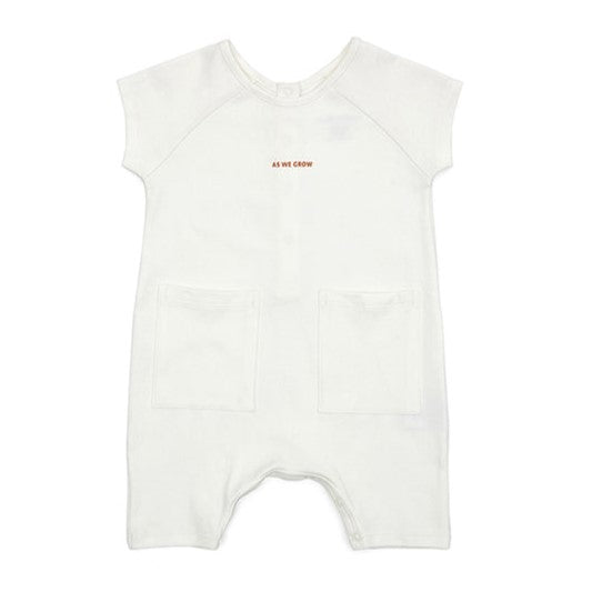 【AS WE GROW】【30%OFF】Easy overall Cream オーバーオール 6-18m,18-36m  | Coucoubebe/ククベベ