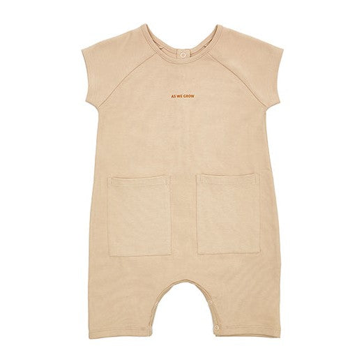 【AS WE GROW】【30%OFF】Easy overall Beige オーバーオール 6-18m,18-36m  | Coucoubebe/ククベベ