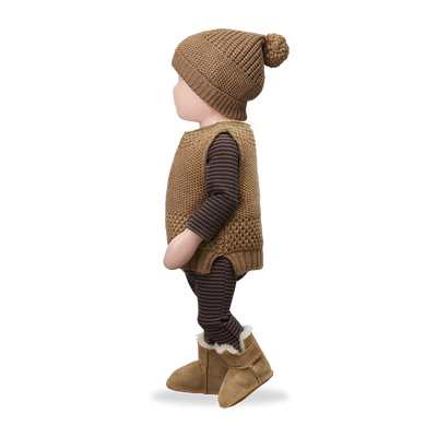 【1＋in the family】KARIN-bb vest castagna ベスト 12m,18m,24m,36m,48m（Sub Image-2） | Coucoubebe/ククベベ