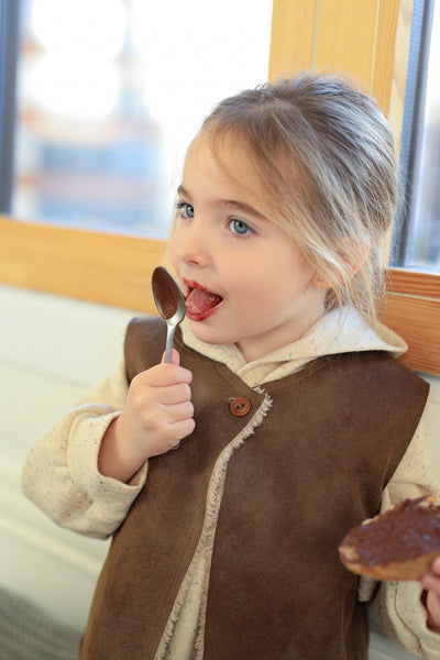 【1＋in the family】KATJA vest brown ベスト 18m,24m,36m（Sub Image-3） | Coucoubebe/ククベベ