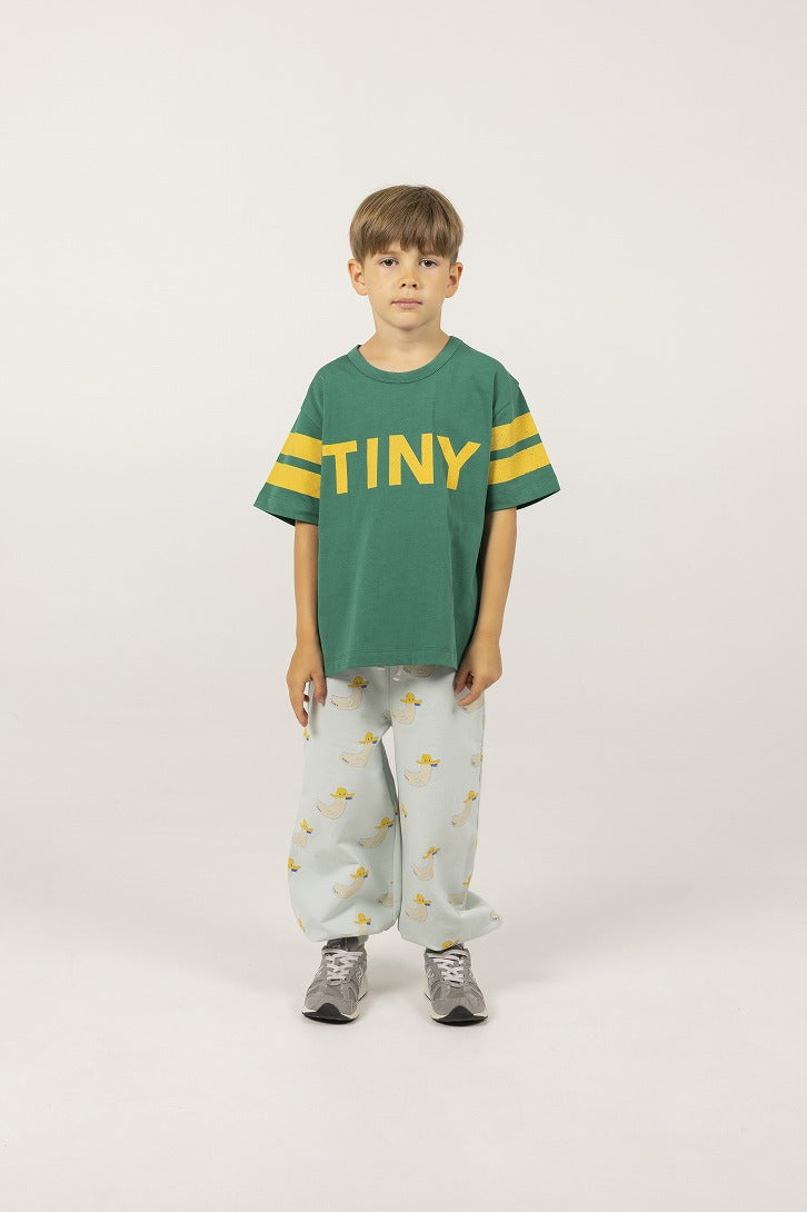 【tinycottons】STRIPES LOGO TEE dark emerald Tシャツ 2y,3y,4y  | Coucoubebe/ククベベ