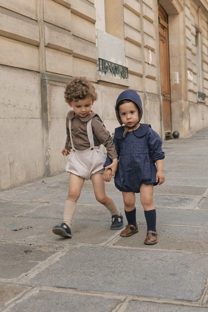 【Maison Marelle】Romper BAC blue ロンパース 12m  | Coucoubebe/ククベベ