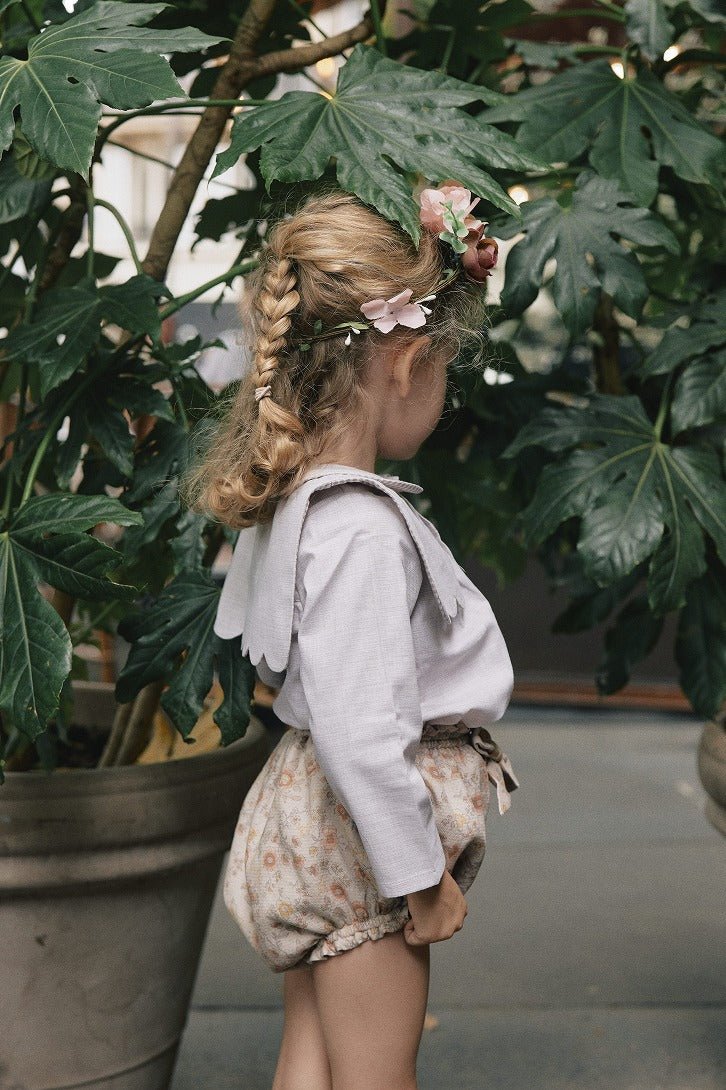 【Maison Marelle】【予約】Blouse GRENELLE sand ブラウス 18m,24m,3y,4y,5y,6y,8y  | Coucoubebe/ククベベ