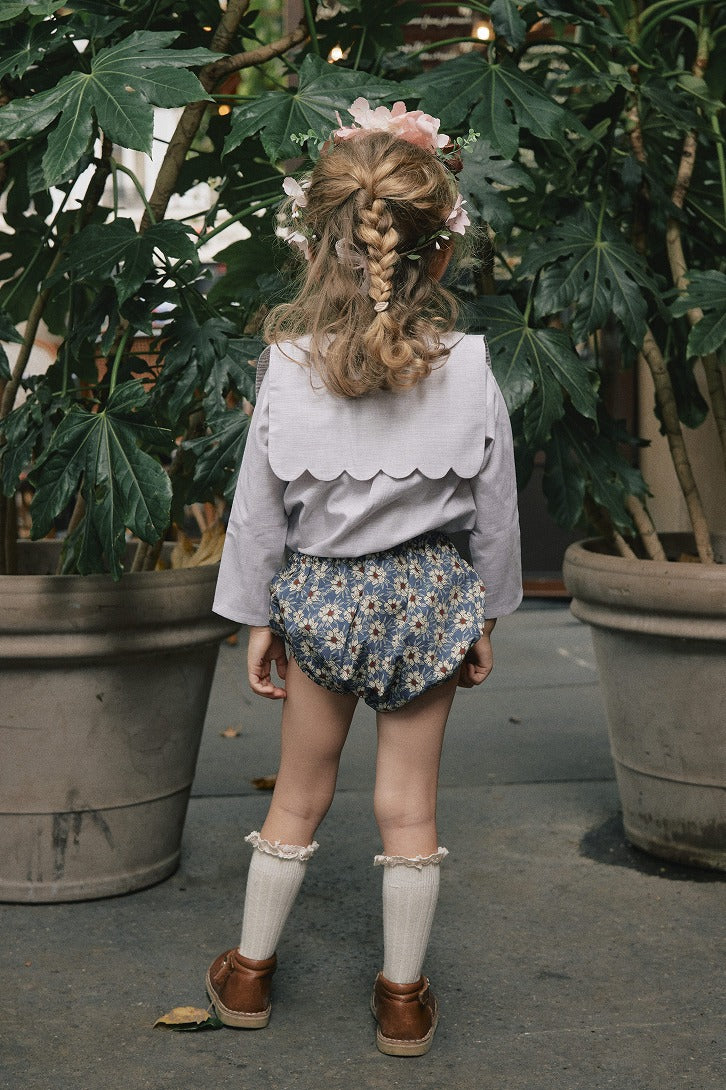 【Maison Marelle】【予約】Blouse GRENELLE sand ブラウス 18m,24m,3y,4y,5y,6y,8y  | Coucoubebe/ククベベ