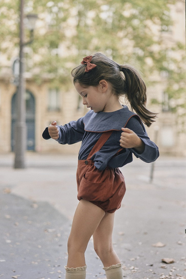 【Maison Marelle】Bloomer straps TERNES Rust ブルマ12m,18m,24m,36m  | Coucoubebe/ククベベ