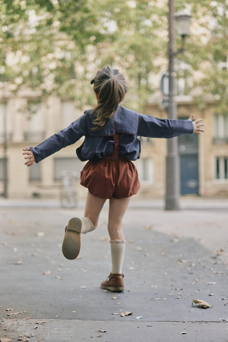 【Maison Marelle】Bloomer straps TERNES Rust ブルマ12m,18m,24m,36m  | Coucoubebe/ククベベ