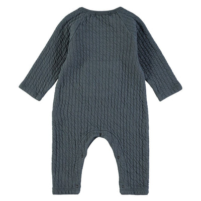 【babyclic】Onepieces Quilted night blue ロンパース 9m,12m（Sub Image-2） | Coucoubebe/ククベベ