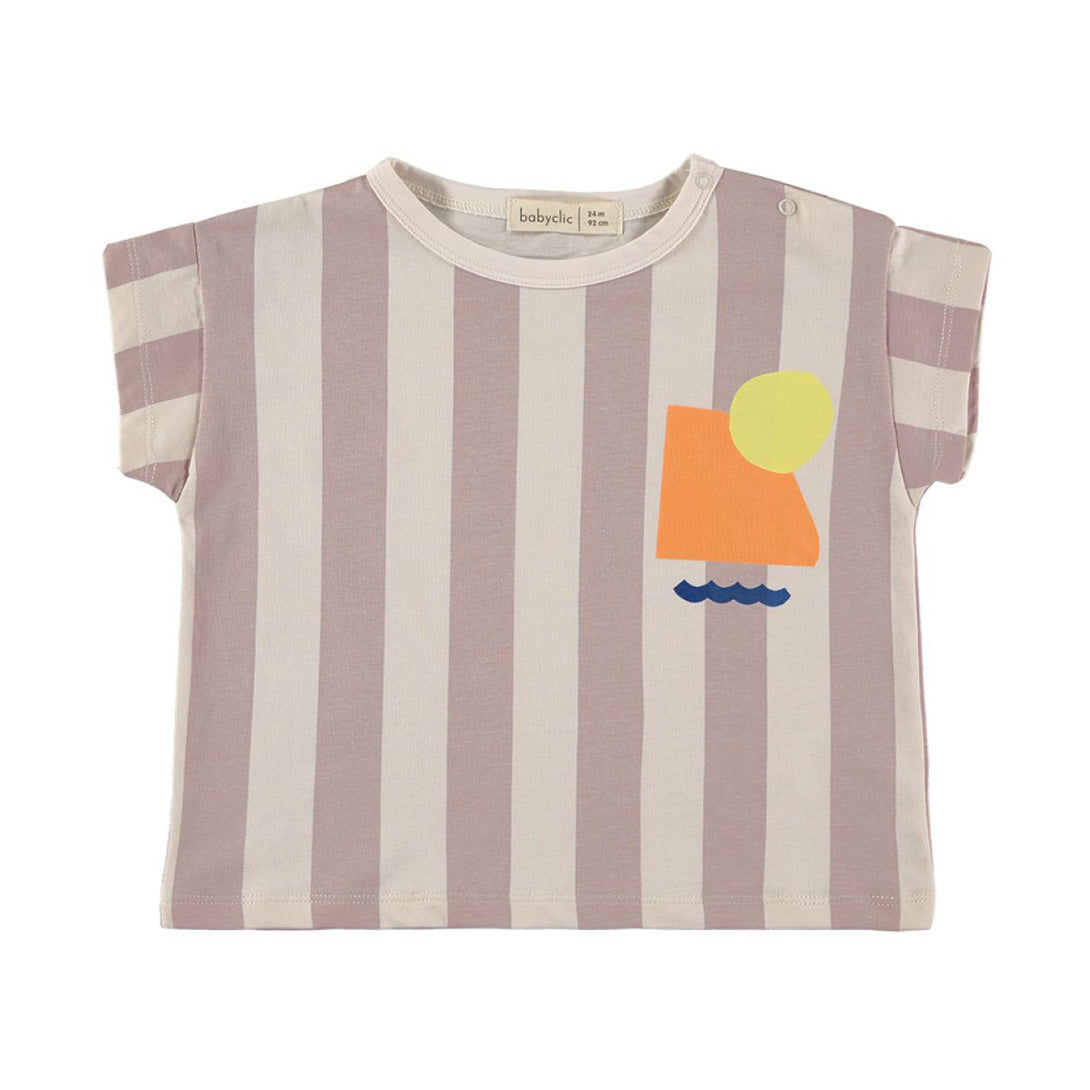 【babyclic】【30%OFF】T-shirts Stripes Pink Tシャツ 12m,18m,24m,3Y,4Y  | Coucoubebe/ククベベ