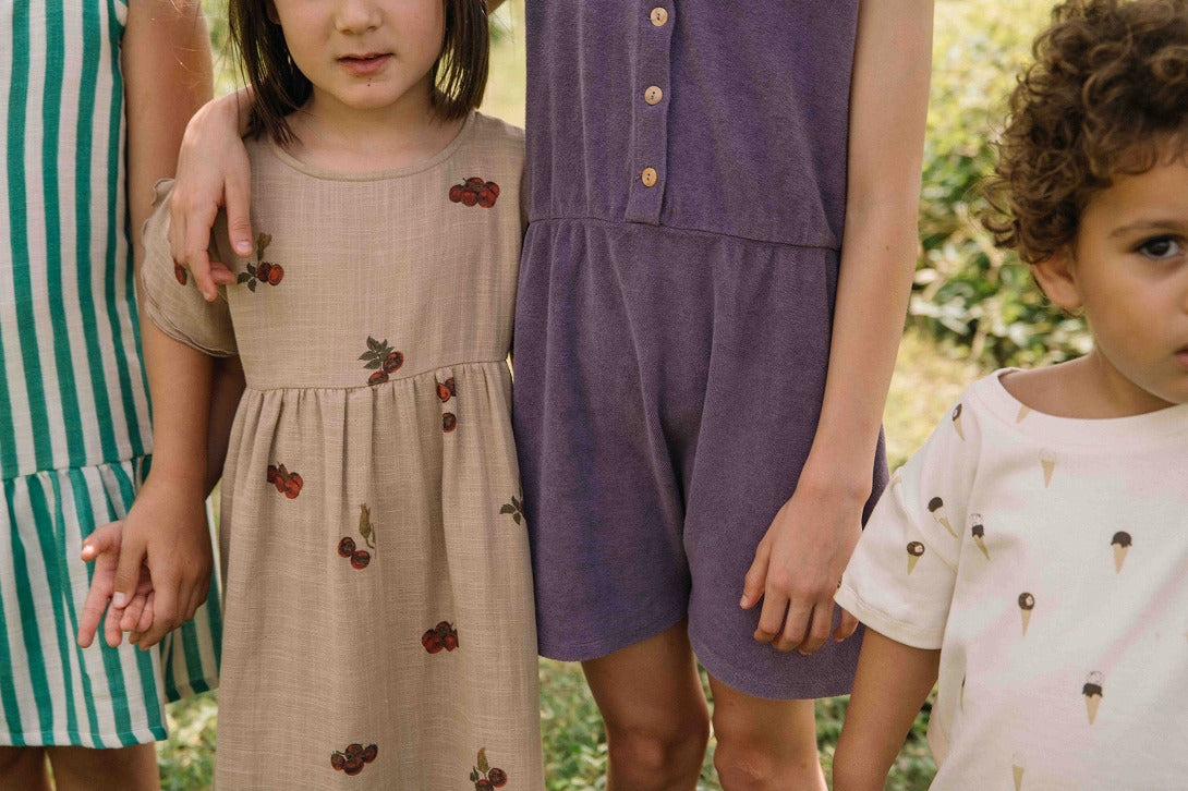 【STUDIO BOHEME】【予約】　DRESS COUSINE NOUGAT TOMATO ワンピース 18m,24m,36m,4y,6y  | Coucoubebe/ククベベ