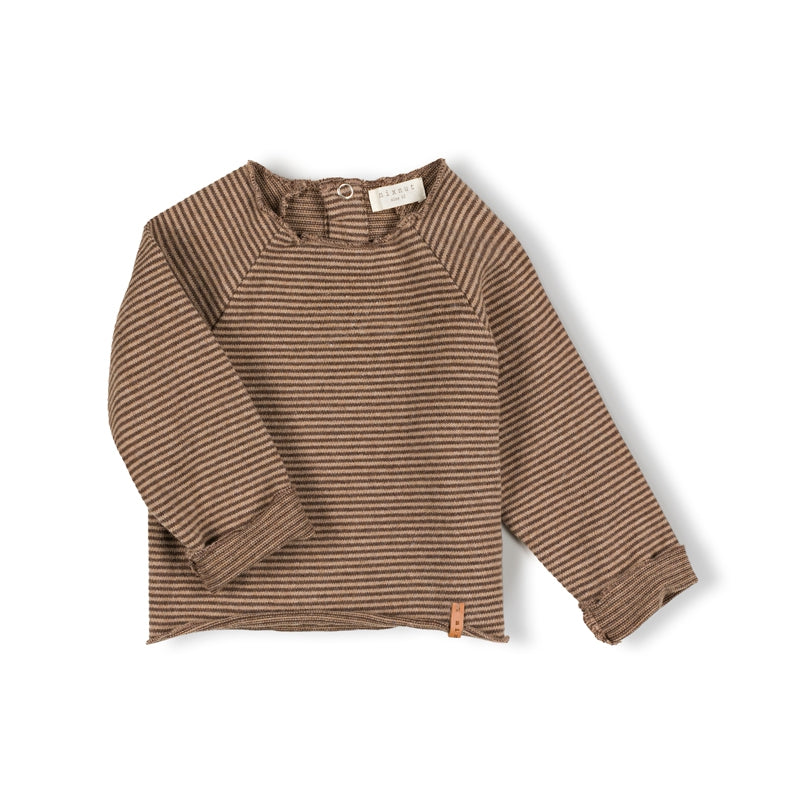 【nixnut】Sim Knit Pebble Stripe ニット 74,80,86  | Coucoubebe/ククベベ