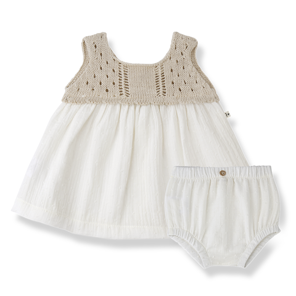 【1＋in the family】LOLA beige ベビー服セット 12m,18m,24m,36m  | Coucoubebe/ククベベ