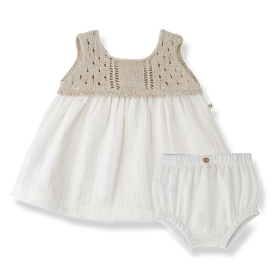 【1＋in the family】LOLA beige ベビー服セット 12m,18m,24m,36m（Sub Image-1） | Coucoubebe/ククベベ