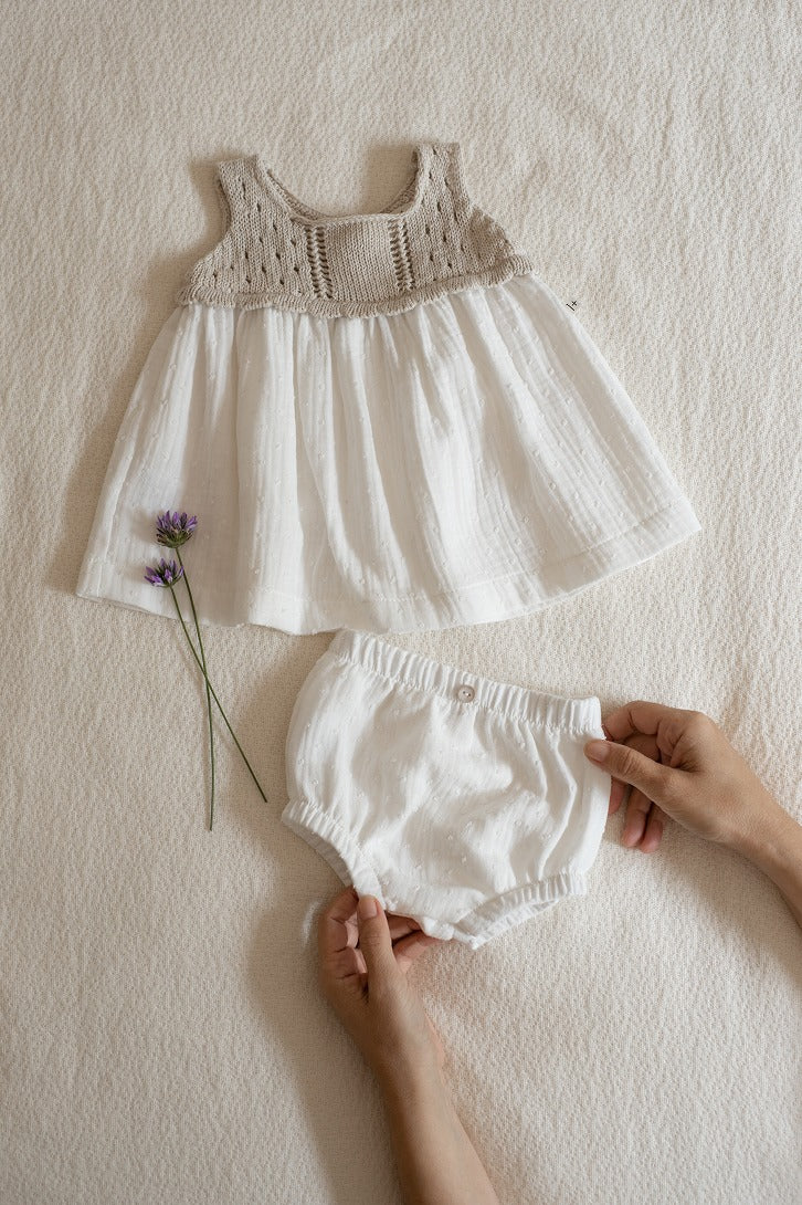 【1＋in the family】LOLA beige ベビー服セット 12m,18m,24m,36m  | Coucoubebe/ククベベ