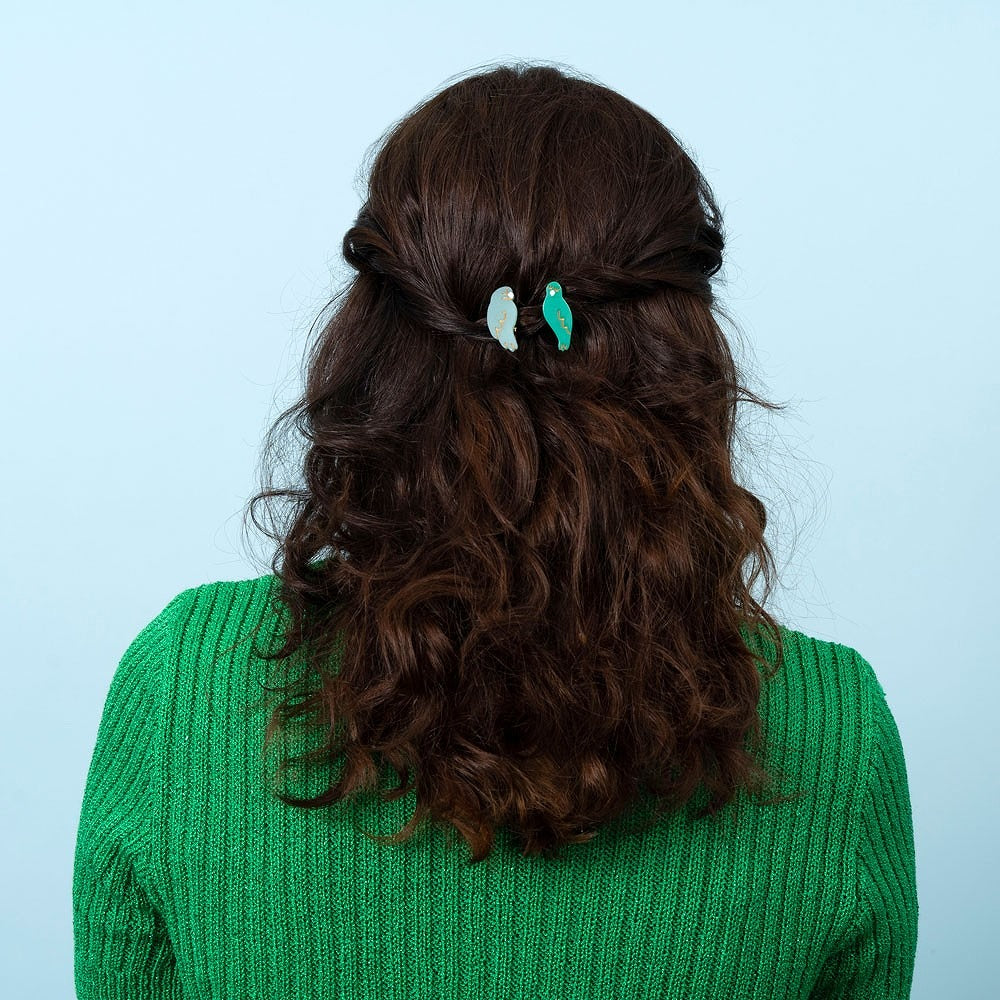 【Coucou Suzette】Lovebirds Hair Clip Set ラブバードクリップセット  | Coucoubebe/ククベベ