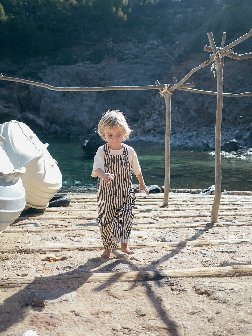 【GROWN】Align Overalls Mud/Milk オーバーオール 12-18m,18-24m,2-3y,3-4y  | Coucoubebe/ククベベ