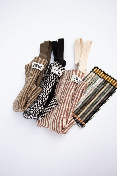 【SILLY Silas】【一部予約販売】Footless Collection Black×White Checked レギンス 6-12m,1-2y,2-3y,3-4y（Sub Image-3） | Coucoubebe/ククベベ