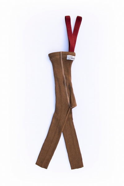 【SILLY Silas】Footless Collection Acorn Brown×Maple Leaf レギンス 6-12m,1-2y,2-3y（Sub Image-3） | Coucoubebe/ククベベ