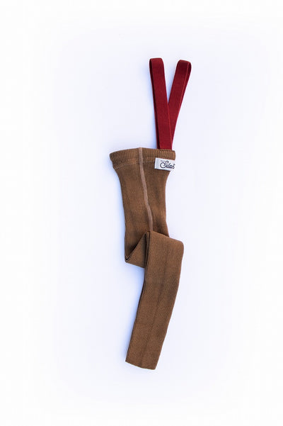 【SILLY Silas】Footless Collection Acorn Brown×Maple Leaf レギンス 6-12m,1-2y,2-3y（Sub Image-4） | Coucoubebe/ククベベ