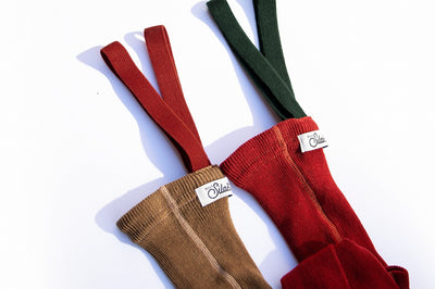 【SILLY Silas】Classic Footed Maple Leaf×Dark Forest Green タイツ 3-6m（Sub Image-4） | Coucoubebe/ククベベ