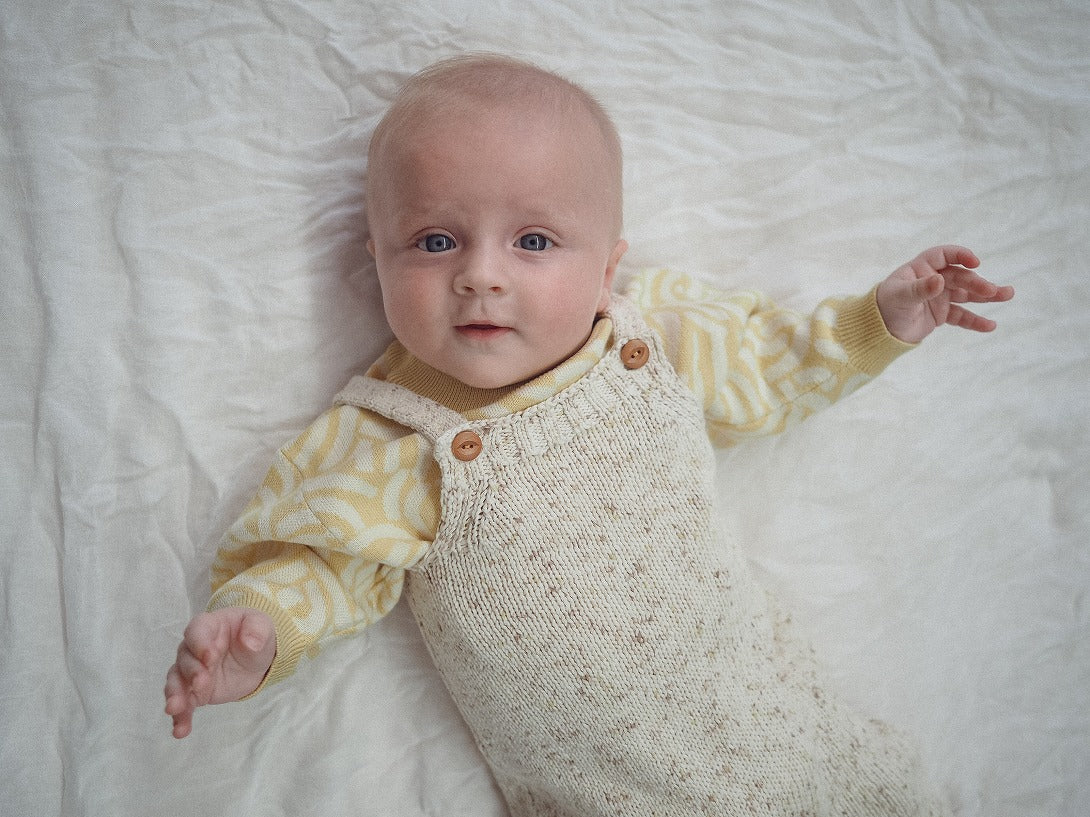 【GROWN】【30%OFF】 Organic Jacquard Pull Over Twiggy セーター 12-18m,18-24m,2-3y,3-4y  | Coucoubebe/ククベベ