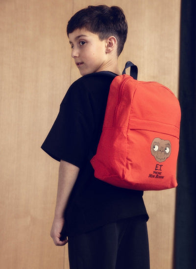 【mini rodini】E.T emb lightweight backpack Red バッグ（Sub Image-5） | Coucoubebe/ククベベ