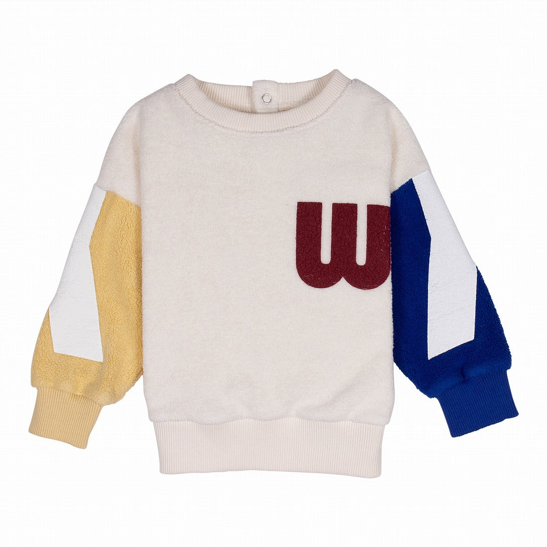 【WYNKEN】MINI FLUFFY PANEL SWEAT スウェット 12m,18m,24m  | Coucoubebe/ククベベ