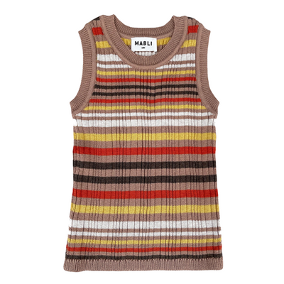 MABLI】CARAVAN VEST COACH SEAT STRIPE ベスト 18m,2y,4y 
