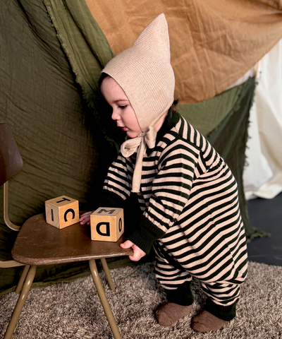 【MABLI】ARTIST ROMPER IVY STRIPE ロンパース 12ｍ,18ｍ（Sub Image-4） | Coucoubebe/ククベベ