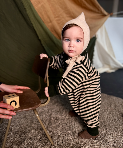 【MABLI】ARTIST ROMPER IVY STRIPE ロンパース 12ｍ,18ｍ（Sub Image-3） | Coucoubebe/ククベベ