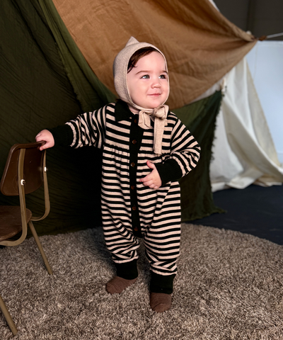 【MABLI】ARTIST ROMPER IVY STRIPE ロンパース 12ｍ,18ｍ（Sub Image-5） | Coucoubebe/ククベベ