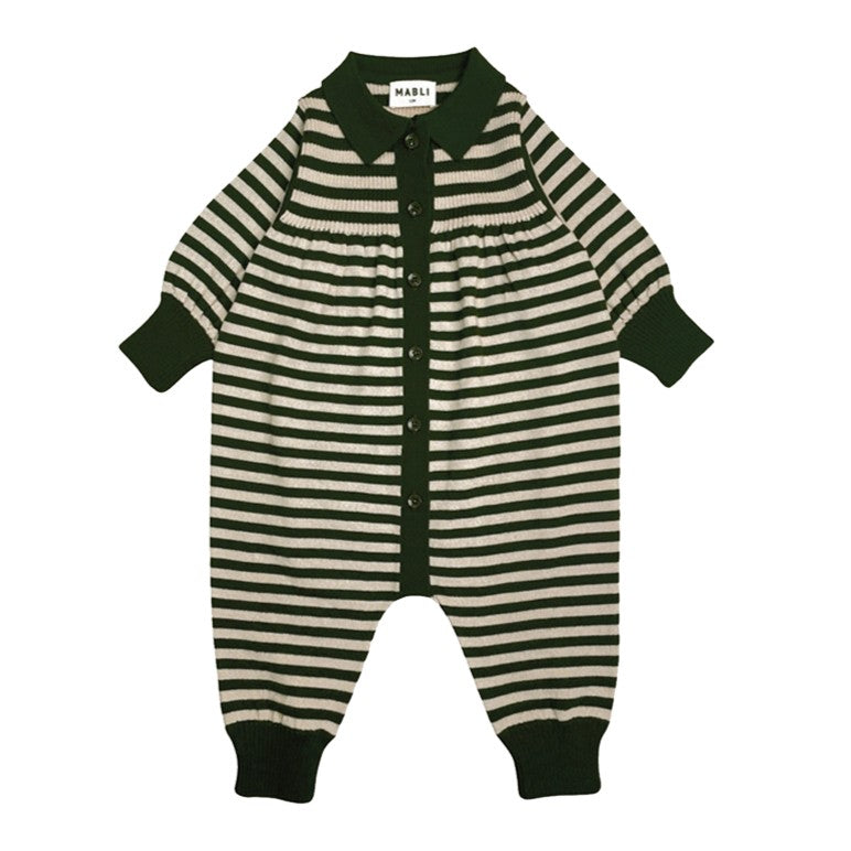 【MABLI】ARTIST ROMPER IVY STRIPE ロンパース 12ｍ,18ｍ  | Coucoubebe/ククベベ