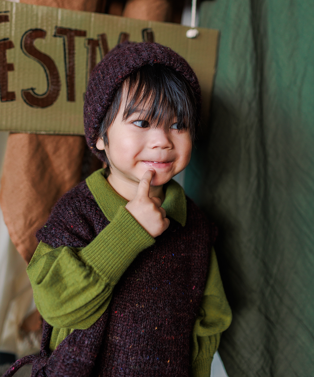 【MABLI】MOYA VEST FIG ベスト S  | Coucoubebe/ククベベ