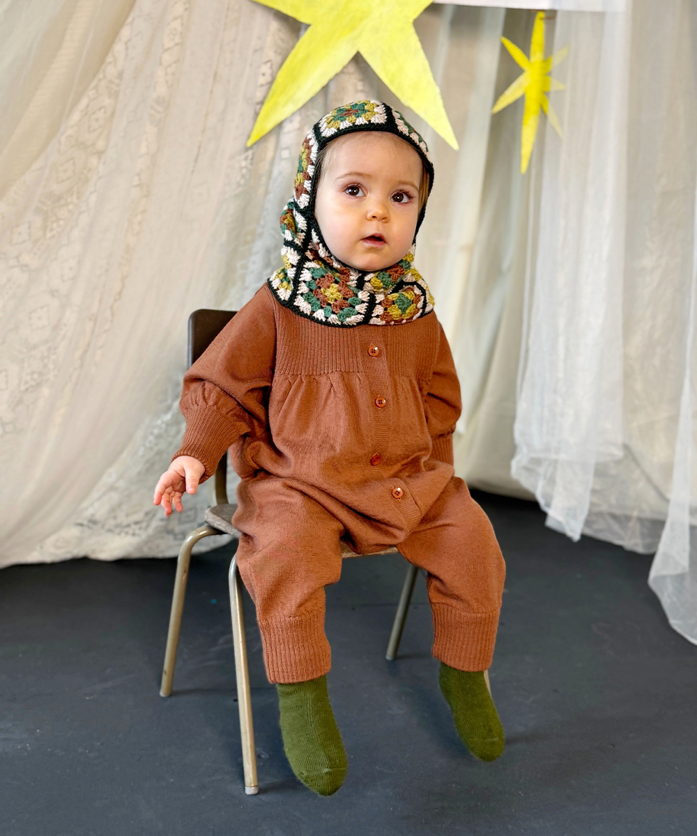 【MABLI】ARTIST ROMPER SANDALWOOD ロンパース 12ｍ,18m  | Coucoubebe/ククベベ